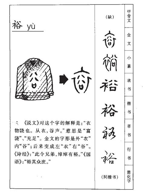 裕名字意思|裕字取名的寓意